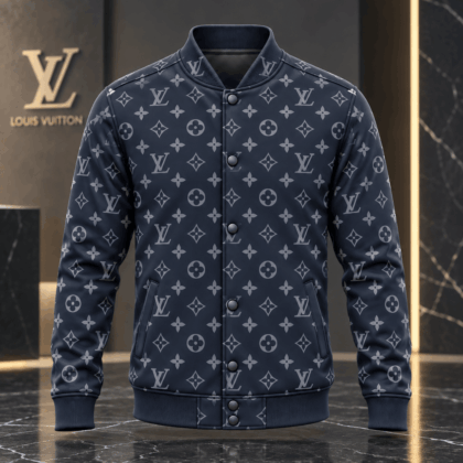 Louis Vuitton | Midnight Monogram Print Baseball Jacket Black Friday 2026 Collection