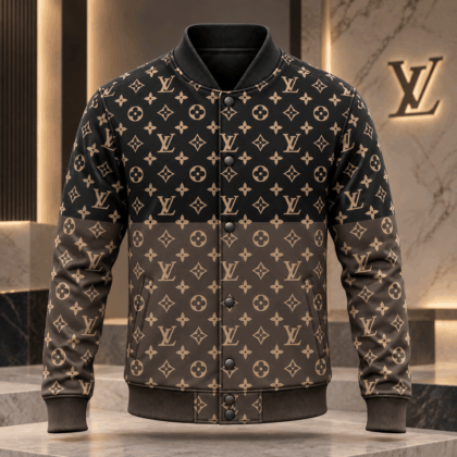 Louis Vuitton | Two-Tone Monogram Print Baseball Jacket Black Friday 2026 Collection