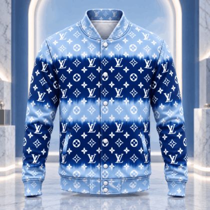 Louis Vuitton | Blue Ombré Monogram Baseball Jacket Black Friday 2026 Collection