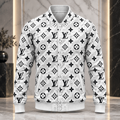 Louis Vuitton | Distressed Monogram Print Baseball Jacket Black Friday 2026 Collection