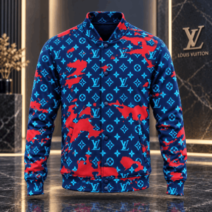 Louis Vuitton | Monogram Paint Splash Baseball Jacket Year-End 2026 Collection