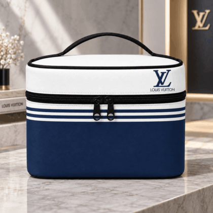 Louis Vuitton | Navy Racing Stripe Cosmetic Bag Fall 2026 Collection