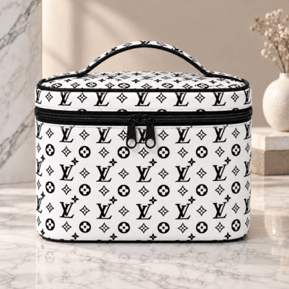 Louis Vuitton | Black And White Monogram Cosmetic Bag Fall 2026 Collection