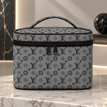 Louis Vuitton | Silver Shadow Monogram Cosmetic Bag Fall 2026 Collection