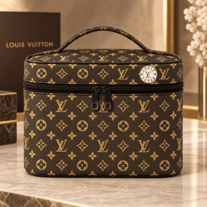 Louis Vuitton | Classic Brown Monogram Cosmetic Bag Fall 2026 Collection