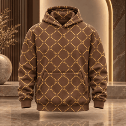 Pixel Diamond Lattice Hoodie Pattern 2026 Collection