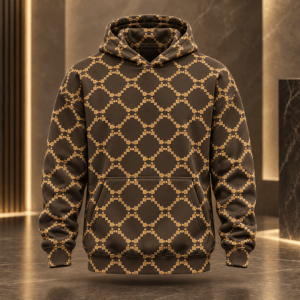 Pixel Diamond Lattice Hoodie Pattern 2026 Collection