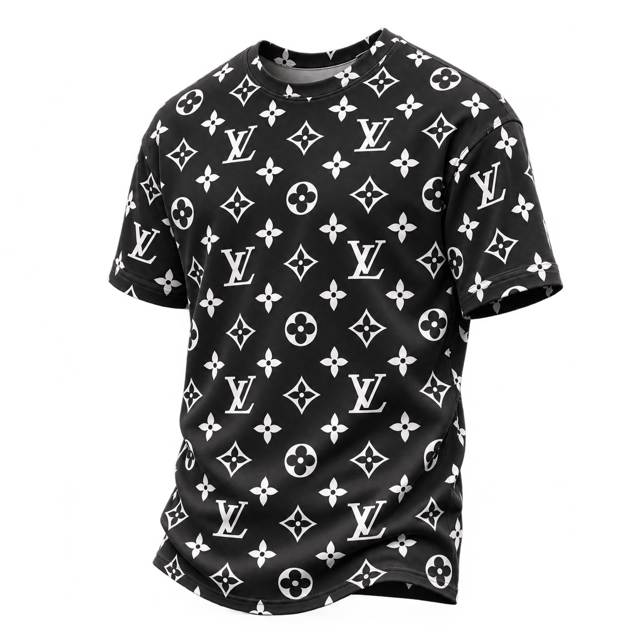 Louis Vuitton | Monochrome Monogram Print T-Shirt Fall 2026 Collection