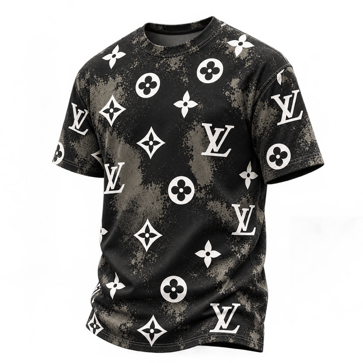 Louis Vuitton | Distressed Monogram Print T-Shirt Winter 2026 Collection