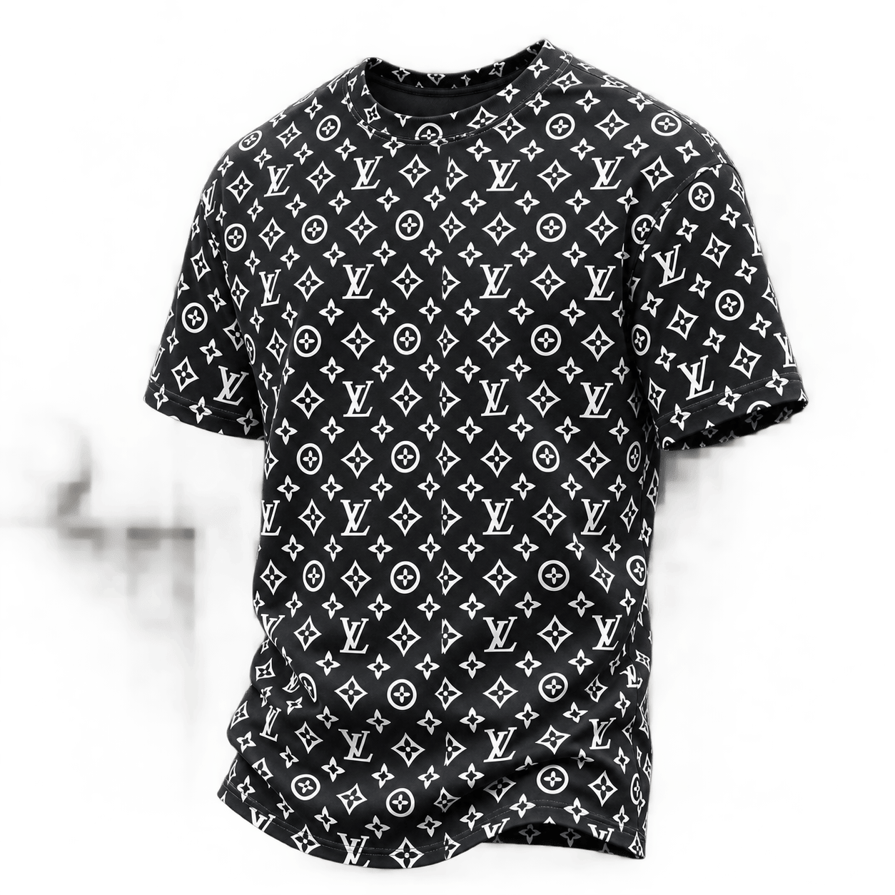 Louis Vuitton | Monochrome Monogram Print T-Shirt Fall 2026 Collection