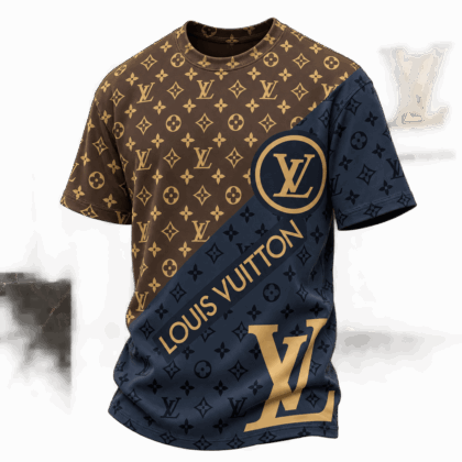Louis Vuitton | Two-Tone Diagonal Monogram T-Shirt Fall 2026 Collection