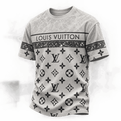 Louis Vuitton | Distressed Monogram Stripe T-Shirt Winter 2026 Collection