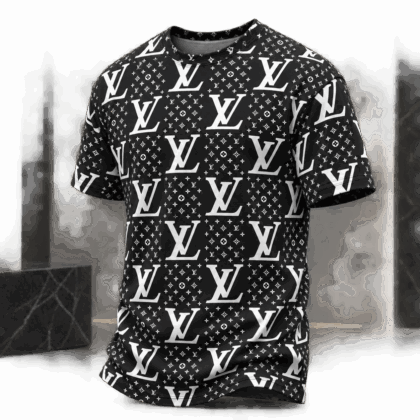 Louis Vuitton | Oversized Monogram Grid T-Shirt Fall 2026 Collection
