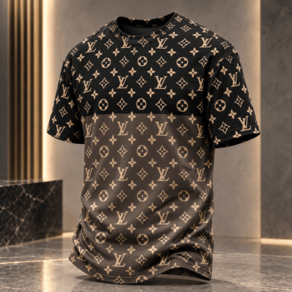Louis Vuitton | Two-Tone Monogram Print T-Shirt Fall 2026 Collection