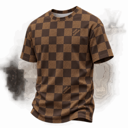 Louis Vuitton | Brown Damier Check T-Shirt Fall 2026 Collection