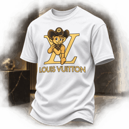 Louis Vuitton | Cowboy Mascot Logo T-Shirt Fall 2026 Collection