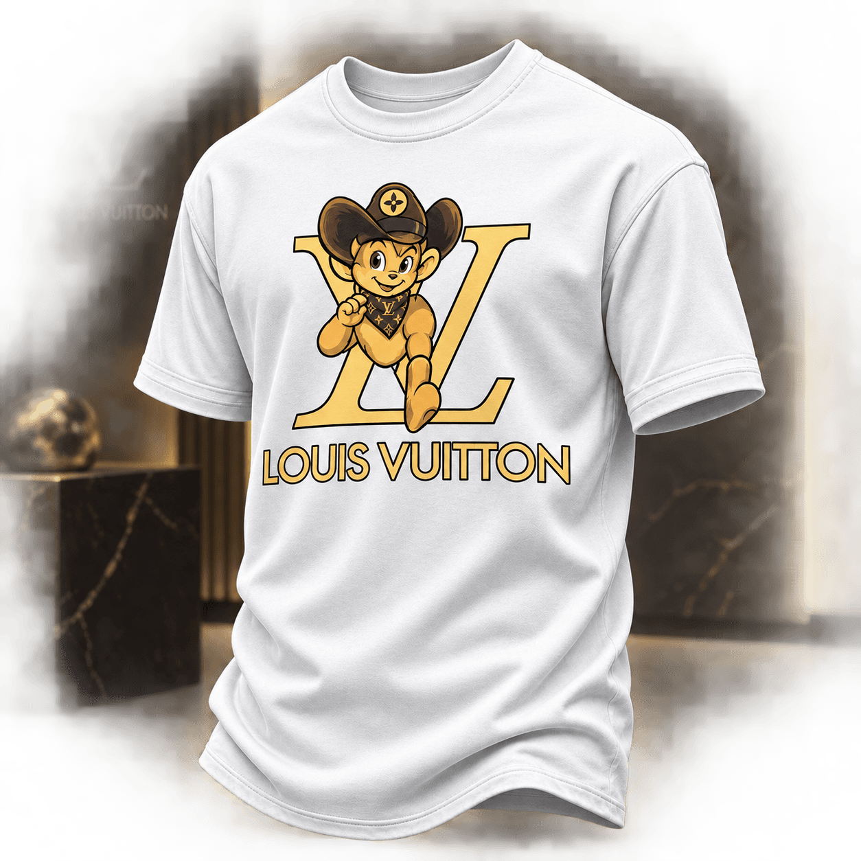 Louis Vuitton | Cowboy Mascot Logo T-Shirt Fall 2026 Collection