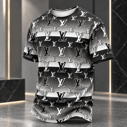 Louis Vuitton | Monogram Gradient Stripe T-Shirt Winter 2026 Collection