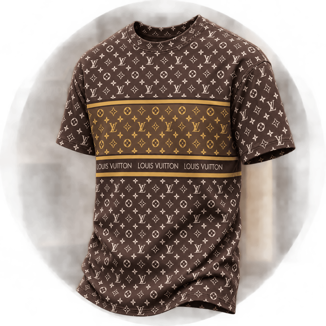 Louis Vuitton | Monogram Stripe Panel T-Shirt Winter 2026 Collection