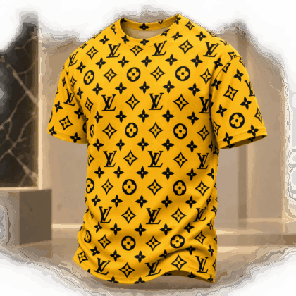 Louis Vuitton | Golden Monogram Print T-Shirt Fall 2026 Collection