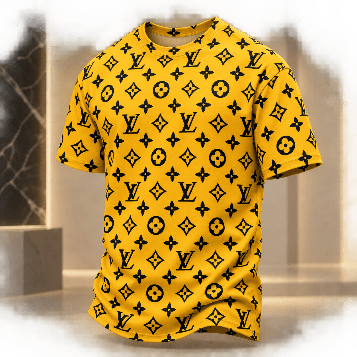 Louis Vuitton | Golden Monogram Print T-Shirt Fall 2026 Collection