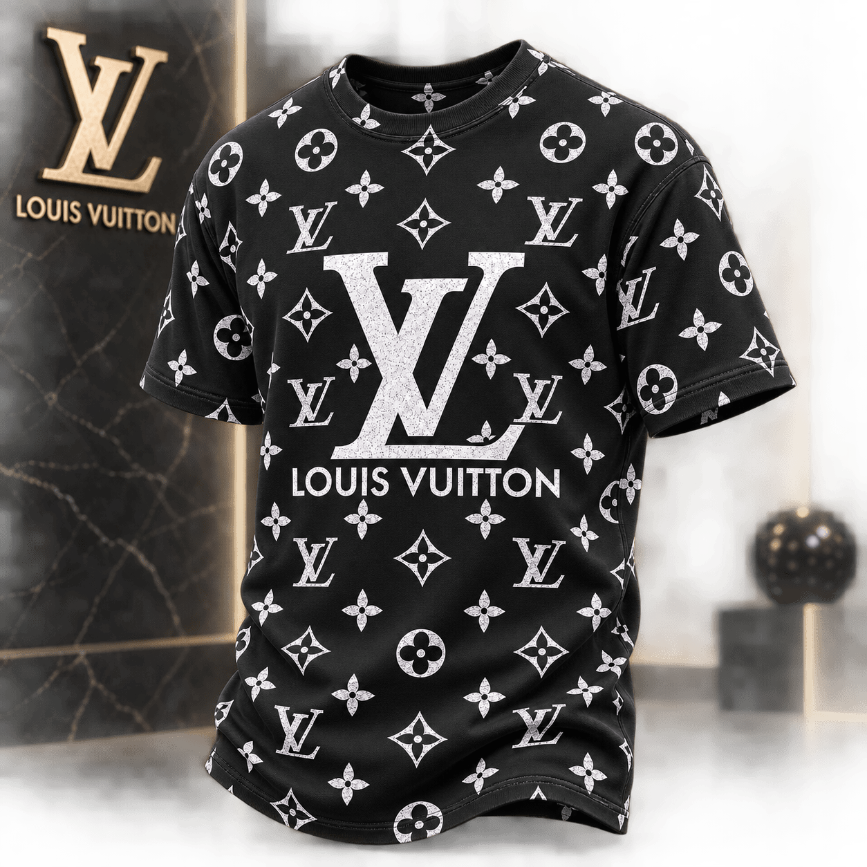 Louis Vuitton | Oversized Monogram Print T-Shirt Winter 2026 Collection