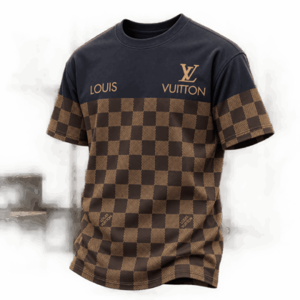 Louis Vuitton | Two-Tone Checkerboard Print T-Shirt Fall 2026 Collection