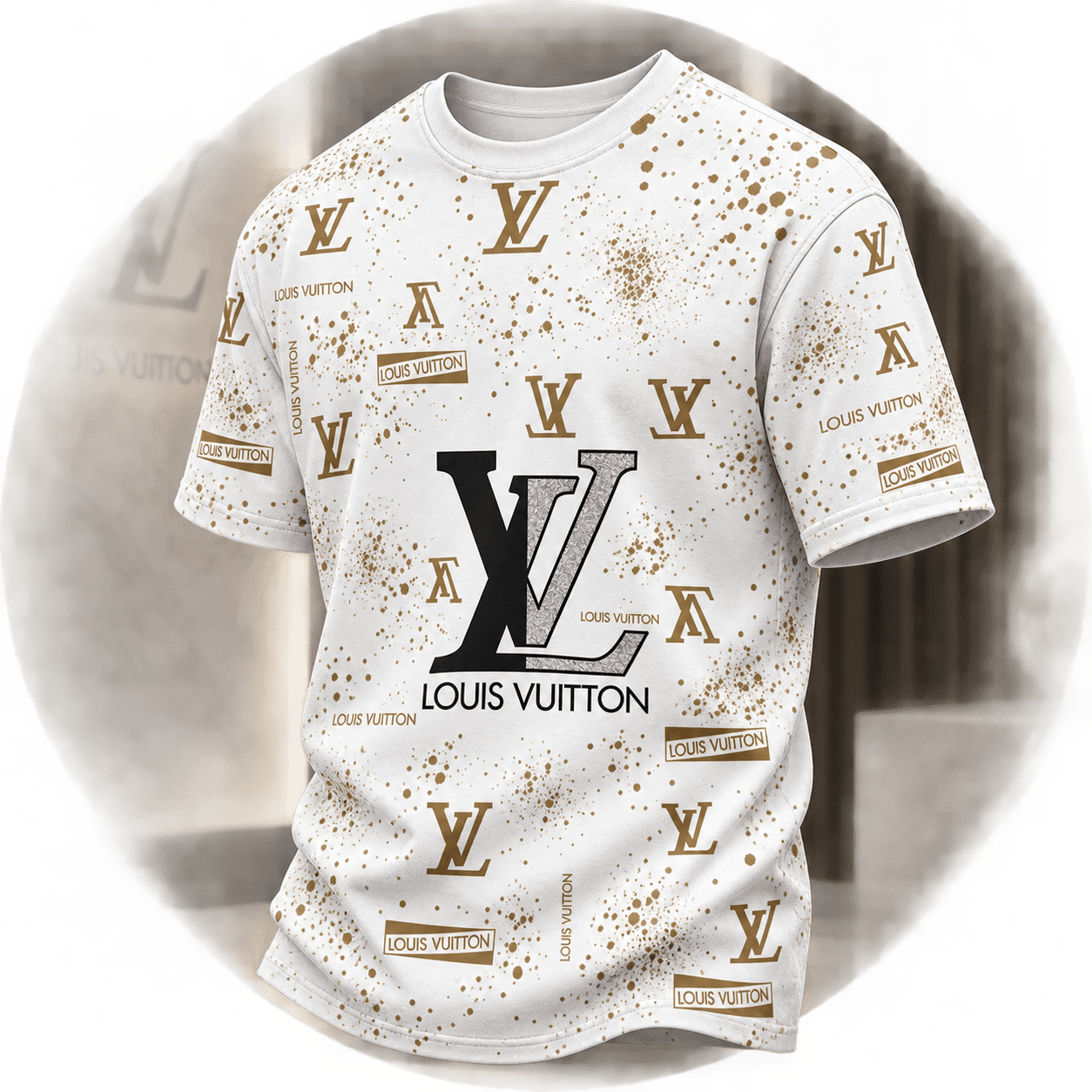 Louis Vuitton | Gold Splatter Monogram T-Shirt Fall 2026 Collection