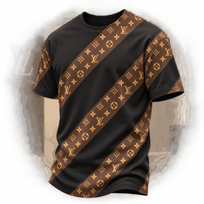 Louis Vuitton | Monogram Diagonal Stripes T-Shirt Winter 2026 Collection