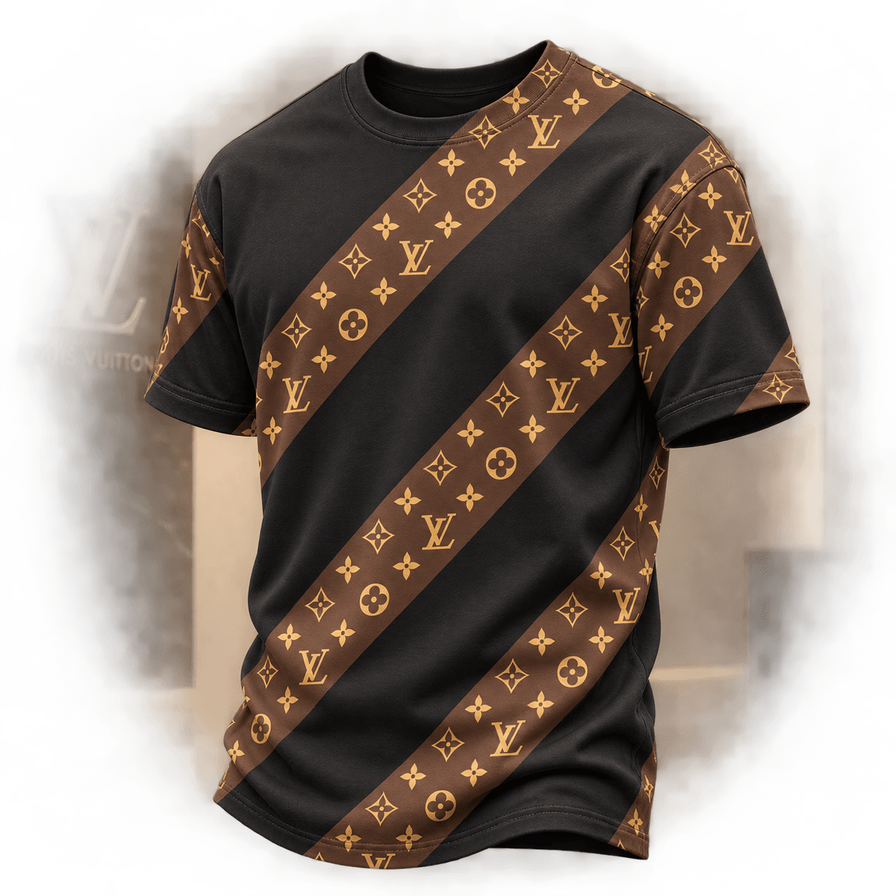 Louis Vuitton | Monogram Diagonal Stripes T-Shirt Winter 2026 Collection