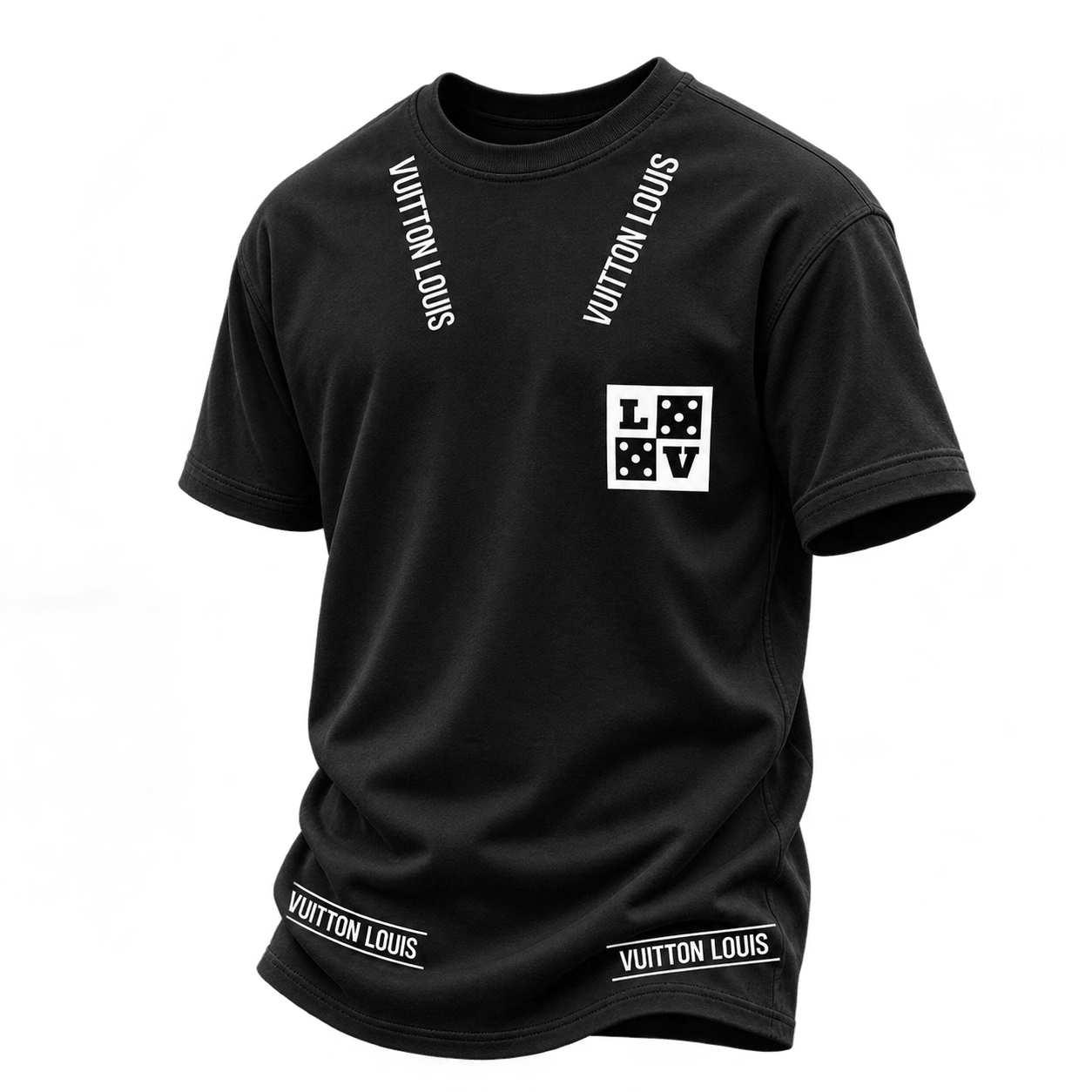 Louis Vuitton | Dice Grid Typography T-Shirt Winter 2026 Collection