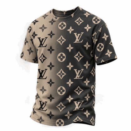 Louis Vuitton | Split-Tone Monogram Print T-Shirt Winter 2026 Collection