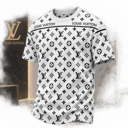 Louis Vuitton | Monochrome Monogram Print T-Shirt Winter 2026 Collection