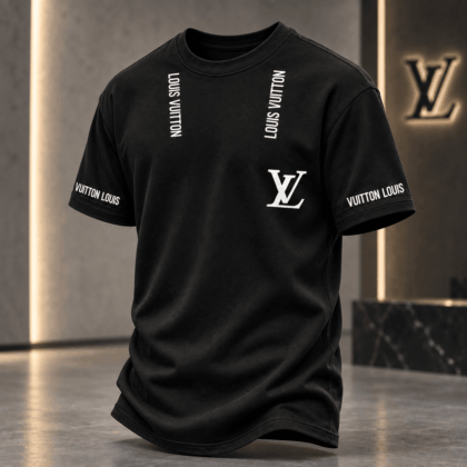 Louis Vuitton | Vertical Logo Typography T-Shirt Fall 2026 Collection
