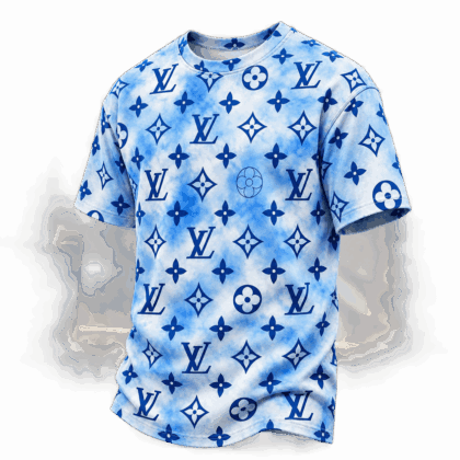 Louis Vuitton | Blue Cloud Monogram T-Shirt Winter 2026 Collection