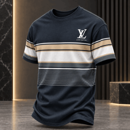 Louis Vuitton | Colorblock Stripe Logo T-Shirt Fall 2026 Collection