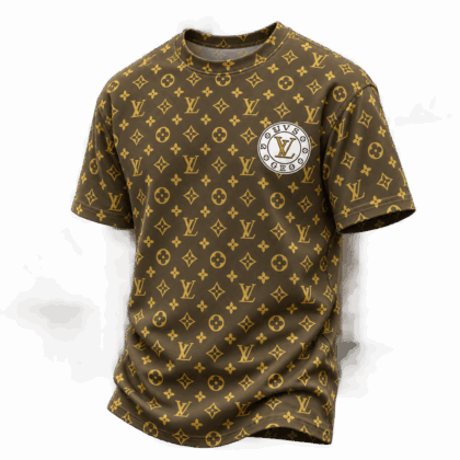 Louis Vuitton | Golden Monogram Crest T-Shirt Winter 2026 Collection