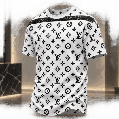 Louis Vuitton | Monogram Stripe Print T-Shirt Fall 2026 Collection