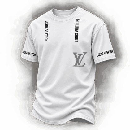 Louis Vuitton | Vertical Monogram Typography T-Shirt Winter 2026 Collection