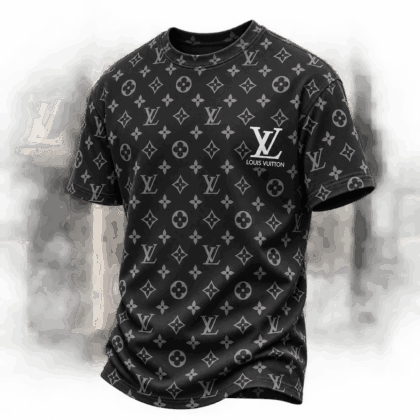 Louis Vuitton | Monochrome Monogram Print T-Shirt Fall 2026 Collection