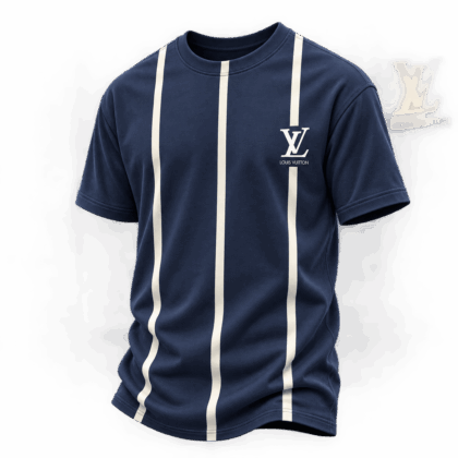 Louis Vuitton | Vertical Stripe Logo T-Shirt Winter 2026 Collection