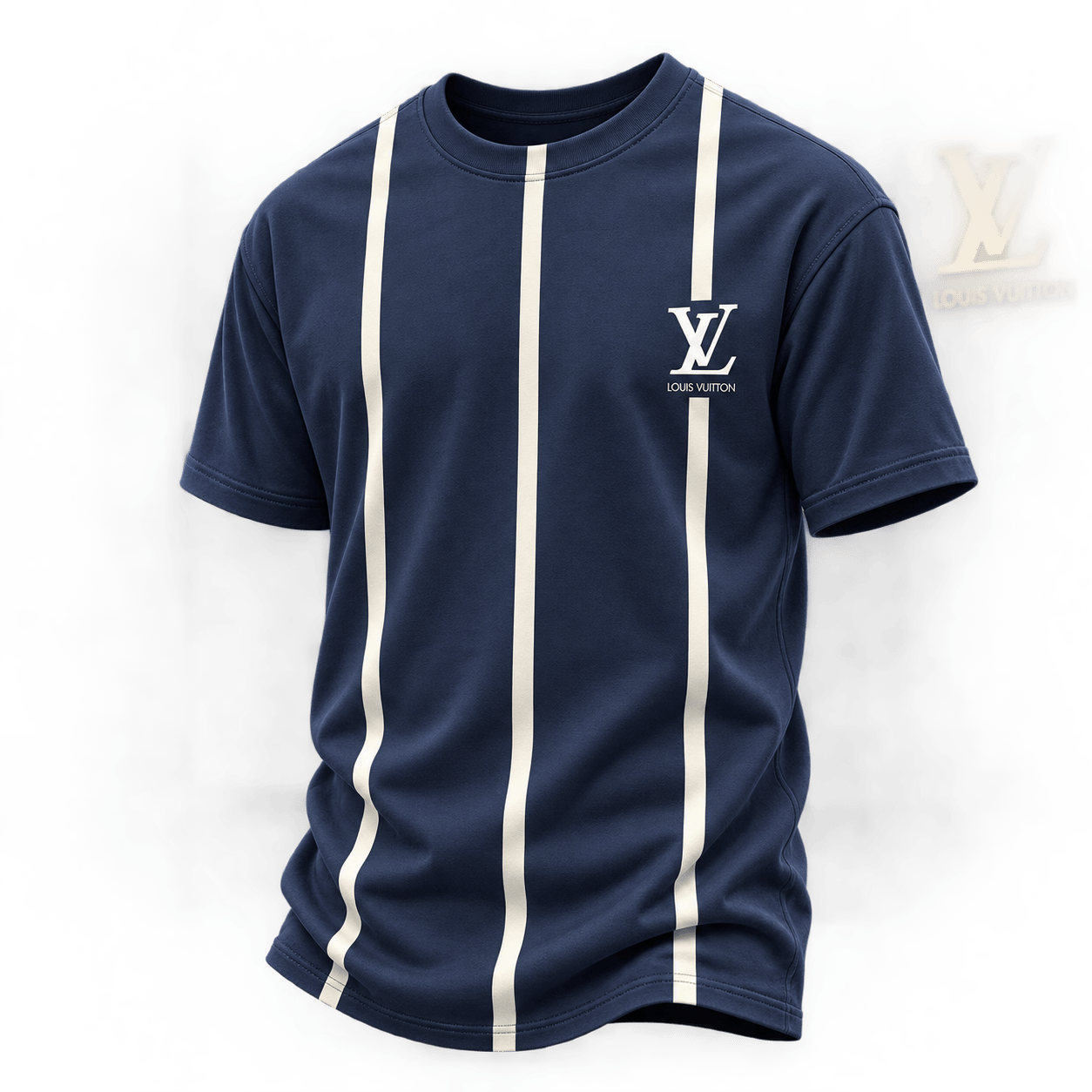 Louis Vuitton | Vertical Stripe Logo T-Shirt Winter 2026 Collection