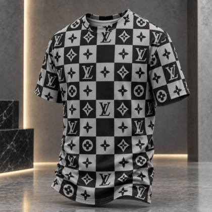 Louis Vuitton | Monogram Checkerboard Print T-Shirt Fall 2026 Collection
