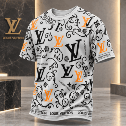 Louis Vuitton | Orange Monogram Floral Scroll T-Shirt Fall 2026 Collection
