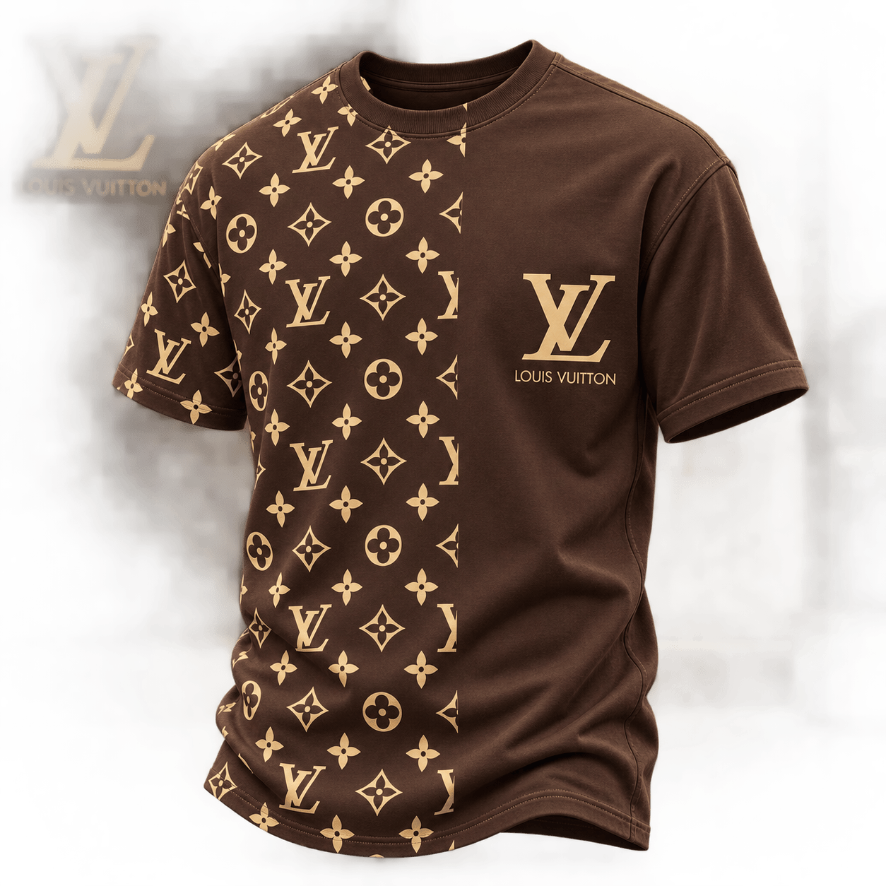 Louis Vuitton | Split Monogram Print T-Shirt Fall 2026 Collection