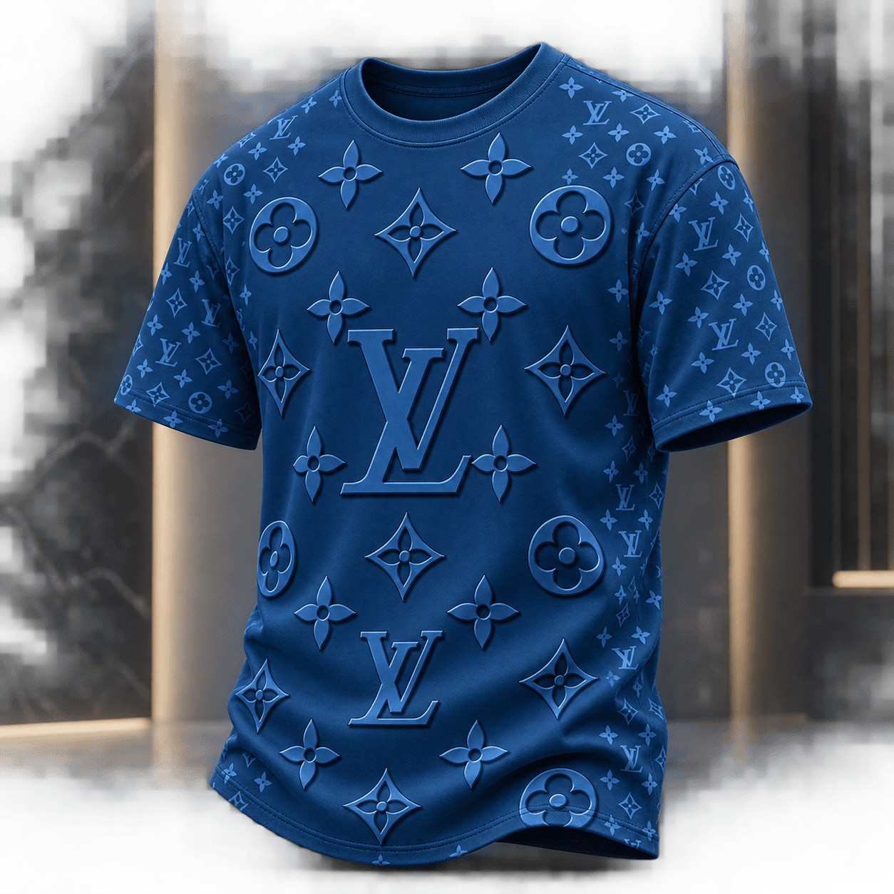Louis Vuitton | Embossed Monogram Print T-Shirt Fall 2026 Collection