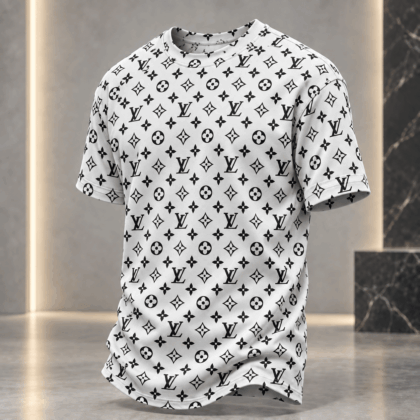 Louis Vuitton | Monochrome Allover Monogram T-Shirt Winter 2026 Collection