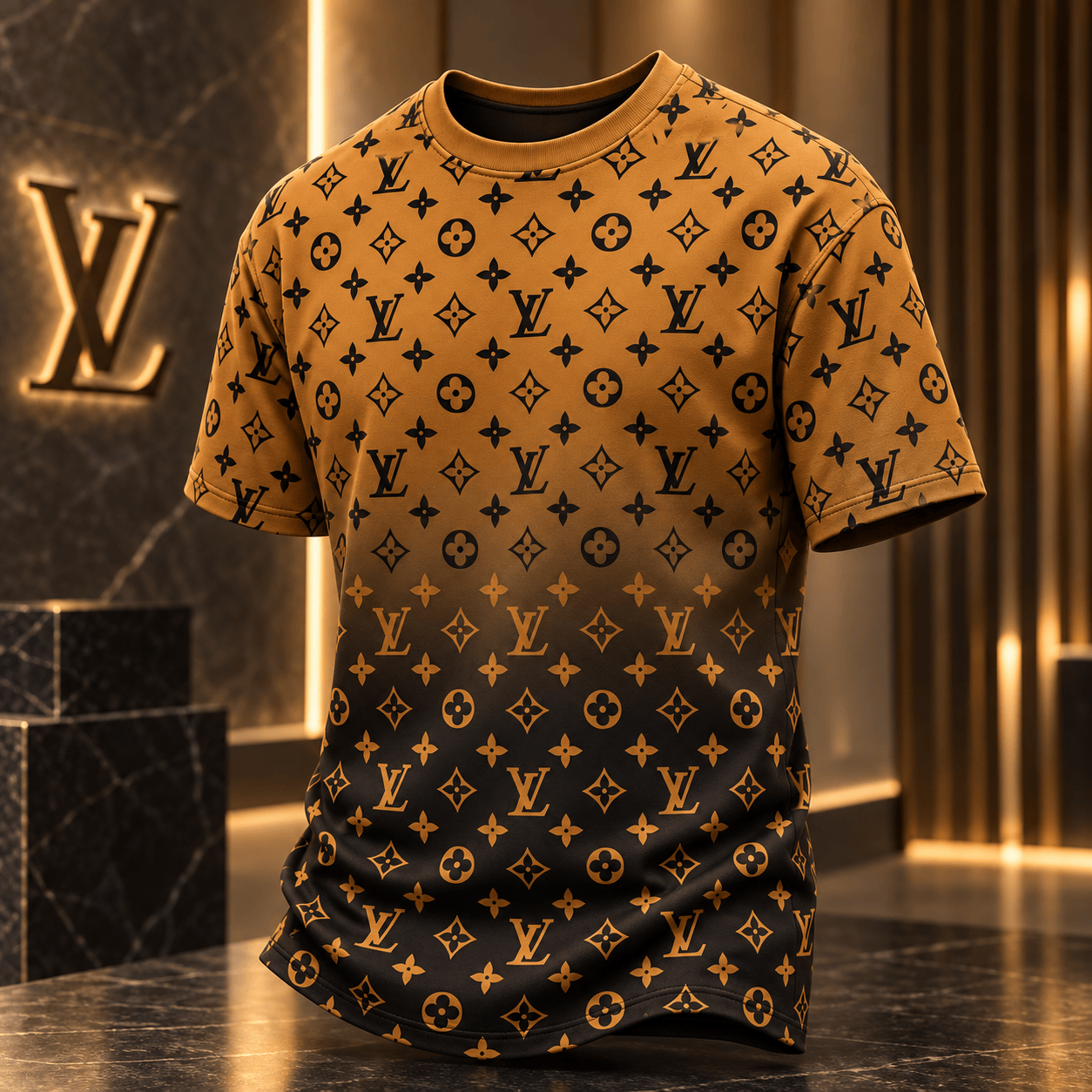 Louis Vuitton | Ombré Monogram Print T-Shirt Winter 2026 Collection