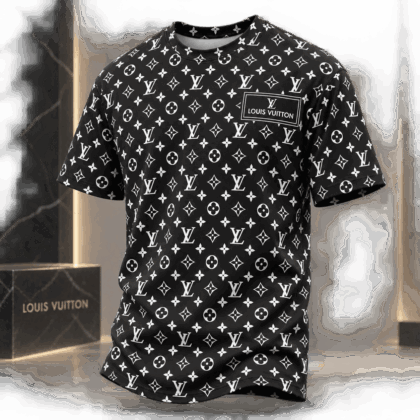 Louis Vuitton | Monochrome Allover Monogram T-Shirt Winter 2026 Collection