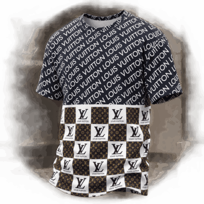 Louis Vuitton | Diagonal Wordmark Checkerboard T-Shirt Winter 2026 Collection